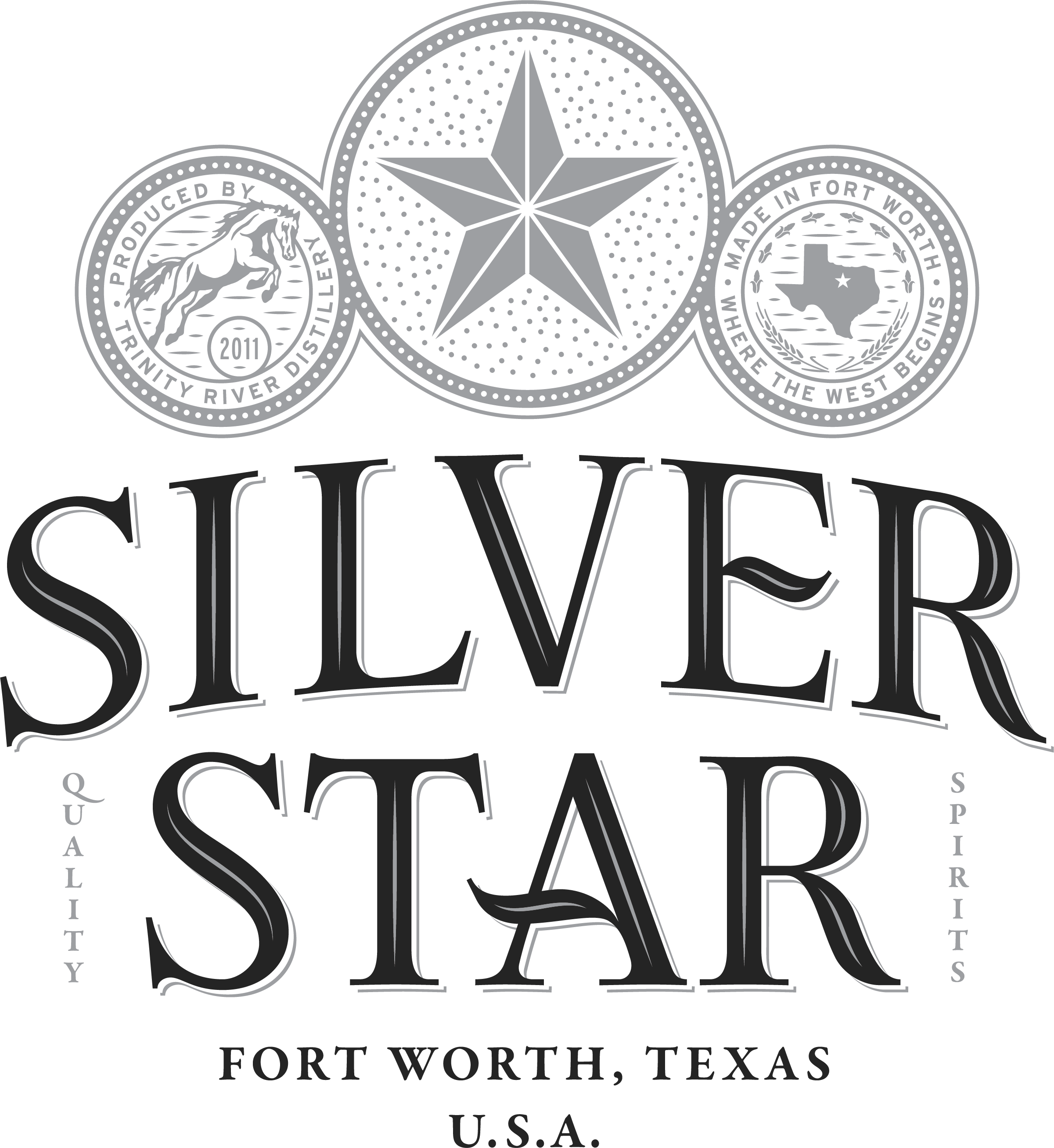 Silver Star Black Logo